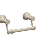 Brushed Nickel Pivoting Toilet Paper Holder With Easy Mount System, Sleek Wall Mount Bathroom Accessory, Model YB6408BN