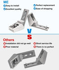 Comparison of Heavy Duty Stainless Steel Refrigerator Door Hinge Replacement Kit 2 Pack Easy Install Durable Fridge Hinge Set For A Wide Range Of Freezers And Refrigerators Replacement For 9590 Series Models with other hinges.