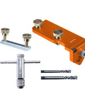 Rock Solid Aluminum Extrusion Drill Jig Snag This Easy Fit Precision Cutting Guide with drill bits and tap guide for metal projects