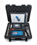Digital Handheld Surface Roughness Tester Dang Accurate 0.001 Precision in custom case with accessories for measurements.