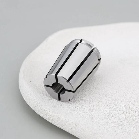 Built Like A Tank Quarter Inch Die Grinder Collet, hardened steel, compact design, ideal for securing bits in power tools.