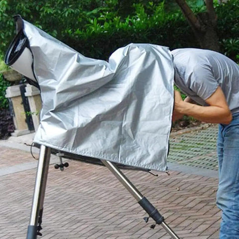 All Weather Telescope Dust Cover For Outdoor Astronomy Gear Waterproof and Windproof Rain Hood with silver-coated cloth