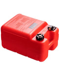 Portable 6.34-Gallon Marine Tank With 9.8ft Hose And Gauge For Outboard Engines, Yachts, Fishing Boats And Deck Boats Red