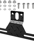 Heavy Duty Aluminum Trailer License Plate Mounting Bracket Kit for RVs, ATVs, UTVs, Boats with stainless screws included