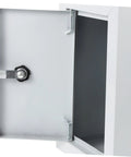 Heavy Duty Weatherproof Wall Mount Electrical Distribution Box For Industrial Use Durable Steel Enclosure open view
