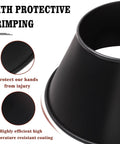 Close-up of Double Rolled Edge One Piece Grill Shield for Weber Smokey Mountain with protective crimping and high temp coating.