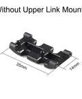 Pro Grade NOD-24 Transmission For SCX24 AX24 Builds, black finish, without upper link mounts, dimensions 35mm x 14mm
