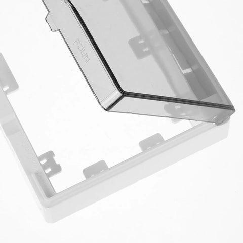 No Sweat Waterproof Outlet Covers With Heavy Duty Adhesive Strip For Quick Home Fixes Total Indoor Outdoor Weather Blocking To Keep Tiny Fingers Safe And Electrical Boxes Sealed Tight