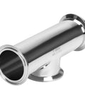 DERNORD 2-inch tri-clamp tee, 3-way stainless steel 304 pipe fitting for brewing systems