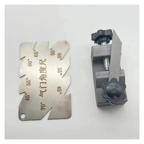 AZAXCQ Auto Engine Valve Seat Grinding Wheel 23-38mm Diamond Tool Kit, metal angle gauge and clamp for valve repair