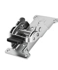 Heavy Duty Carbon Steel Folding Brackets With 180 Degree Self Locking Hinges, Electroplated Finish