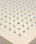 Soft silicone nozzles on 12 Inch Square Rain Shower Head High Pressure Showerhead Brushed Gold For Luxe Bathrooms Stainless Steel