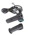 Electric Throttle Grip With Ignition For Scooters And E Bikes, Plug And Play Universal Handlebar Speed Controller, Volt Meter Readout