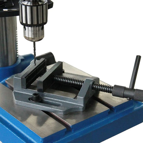 3 Inch Drill Press Vise For Precision Drilling Milling And Woodworking Cast Iron Construction Heavy Duty Clamp With Stable Jaws And Low Vibration So Your Projects Stay Rock Solid, on drill press