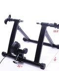Beefy Steel Bike Trainer Stand With Front Wheel Riser Block Quiet Magnetic Bicycle Trainer For Home Workouts Stable Floor Protection