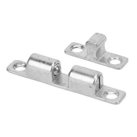 Rugged Marine Grade Stainless Boat Door Catch 60mm Ball Roller Polished Steel Rustproof for Motorhome Yacht