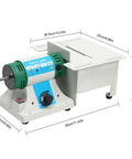 Five In One Jewelry Polishing Machine For Desktop Bench Grinder Pro Grade dimensions and features display