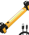 Beast Mode 2500LM COB LED Work Light With 5200mAh Rechargeable Battery, Magnetic Underhood Bar, Hooks, Cordless Portable Utility