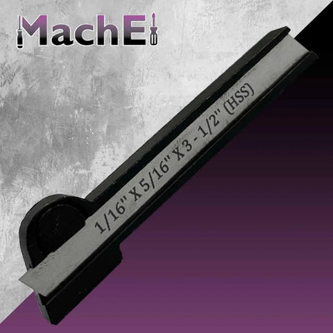 Go-To Quick Change Tool Post Holder For Boxford Warco And Similar Size Lathes With Half Inch Blade shown close-up.