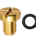 Premium Brass Radiator Coolant Expansion Tank Bleeder Screw With Heavy Duty Rubber O Ring for BMW cooling tank use.