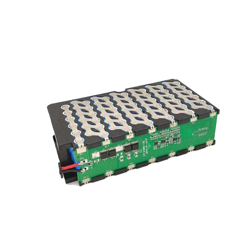 Slam Dunk 48V DIY Battery Case Kit With 30A BMS Guard featuring nickel strip foils and heavy duty mounts.