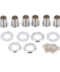 Top Notch Aramox Guitar Locking Tuners 3 Left 3 Right Set With 1:21 Gear Ratio For Smooth Precise Pitch Control Alloy Steel Pegs And Sealed Lubrication For Snappy Easy Installation On Electric Or Acoustic Guitars, six threaded bushings, washers, screws
