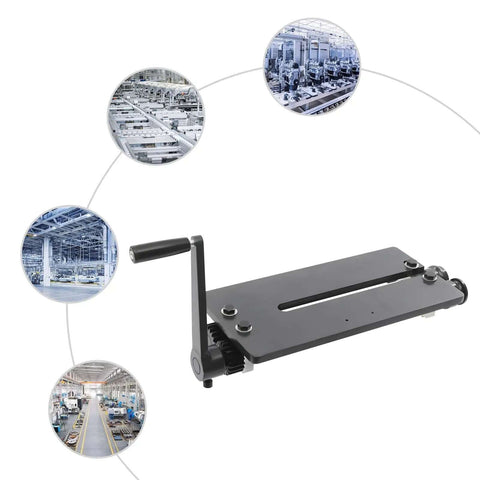 Bead Roller For Sheet Metal With 12 Inch Capacity Hand Crank Beading Tool 6 Dies Pro Grade Metal Fabrication Gear shown on white background