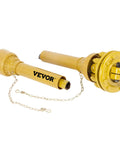 Badass Heavy Duty Series Four PTO Shaft 1-3/8 Inch Six Spline Both Ends with universal joint and slip clutch for tractors.