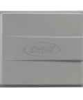 Front view of Outdoor Sprinkler Controller Cabinet With GFCI Weatherproof ABS Box with tamper resistant hinged door.