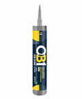 Pro Grade All-In-One Caulk Sealant And Adhesive Gray 10.1oz For Indoor Outdoor Use Water Resistant And UV Fade Resistant 3-In-1 Hybrid Formula Shrinks Cracks Internal Or External 1 Cartridge