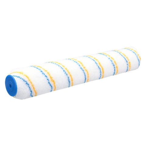 Pro Grade 14 Inch Microfiber Paint Roller Covers Bulk Pack Of 48 With One Half Inch Nap For Smooth Wall And Ceiling Finishes, detailed view of microfiber roller cover.