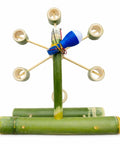 Hands On Hydroelectric Generator Kit With Natural Bamboo Construction Easy Assembly Safe 6V Output Water Power Model For Lab And Physics Projects Eco Friendly And Safe Energy Science Experiment, bamboo frame