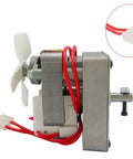 Auger Motor Replacement For Pellet Grills Universal Feeding Gear 2.0RPM AC 120V 60Hz 2 Pole High Temp Wire UL1332 18AWG