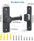 Heavy Duty Barn Door Lock Latch 90 And 180 Degree Adjustable For Doors Windows Gates Outdoor Use Built Tough As Nails