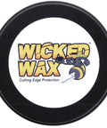 Straight Up Knife Steel Wax And Rust Preventative Coating For Stainless Carbon And Damascus Blades in a 2oz tin.
