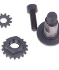 Pruner Replacement Hardware Screw For Electric Pruners Heavy Duty Anti Loosening Nut And Bolt Kit For Electric Pruning Shears Fits 80 Percent Of Models Ideal For Fruit Farms Grapevines And Urban Green Spaces Easy Install, black screw nut set