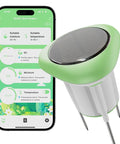 Three In One Soil Moisture Temperature And Fertility Meter For Plants And Gardens with digital sensor and app display