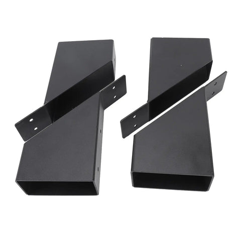 45 Degree Galvanized Metal Brackets Kit With Drainage Holes For Reinforcing Pergolas Gazebos Tree Houses And Patios Built To Last Heavy Duty Corner Brackets For Outdoor Wood Structures