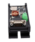 Straight Fire RS232 Serial Port Recorder For Capturing Critical Data Logs Directly To Memory Card With Spot On Timestamps, top view, electronic components.