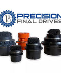Final Drive Motor For Komatsu PC35MR3 Excavator, Pre Filled With Oil, Fully Assembled Hydraulic Travel Drive, metal construction