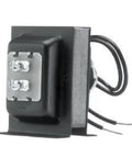 Side view of 16V AC 30VA Transformer for Low Voltage Systems with black casing and wiring connections visible.