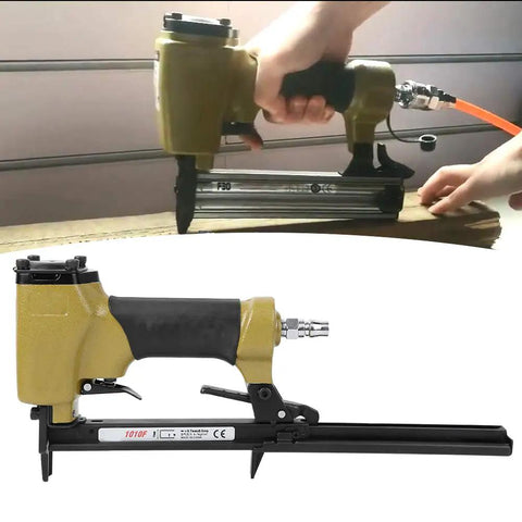 Badass Pneumatic Brad Nailer And Knockout Mini Air Stapler Nail Gun For Woodworking Interior Trim Plus Carpentry Gear Diy Tasks Killer Performance No Hassle Setup