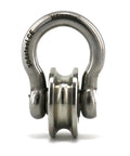 Detachable U Shaped Pulley Small Size With Short Screw Groove Wheel Track Fixed Pulley For Wire Rope Traction In Small Crane Salvage Systems Built Tough Durable 304 Stainless Steel High Load Bearing Capacity, 304 stainless steel