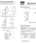 Universal Door Electric Strike With Faceplate In Satin Stainless Steel Tamper Resistant Built To Last 500K Cycles Static Strength 1500 Lb