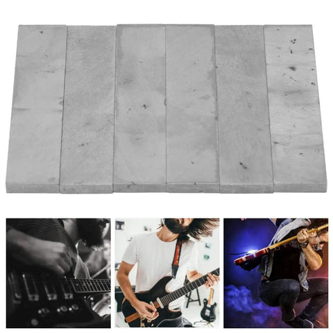 Premium Alnico 5 Silver Pickup Bar Magnets For Electric Guitar Upgrades Six Professional Grade Interchangeable Kits To Amp That Tone And Rock Out With Perfect Sound Replacement, six bars