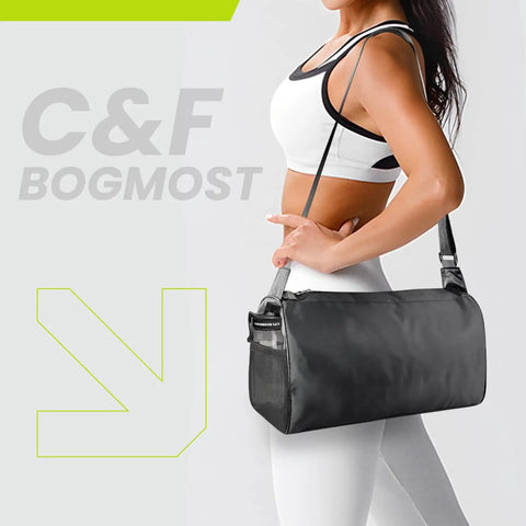 Foldable Waterproof Travel Duffle Bag For Gym And Beach on shoulder, Lightweight Oxford Cloth, perfect for men and women.