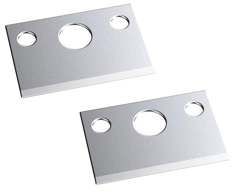 Replacement Blades For 90 22 10 BK 8x Pack Multicolor Compatible With Precision Cutting Tools, two steel blades with holes