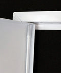 Detail of Heavy Duty Boss Grade 6X6 Inch Galvanized Steel Access Panel with secure lock and key for HVAC access.
