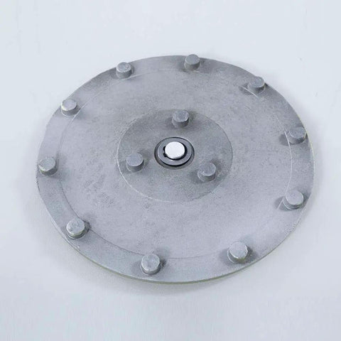 Base of Large Tempered Glass Turntable With Silent Ball Bearing And Thickened 10mm Base, 360 Degree Rotating Tray For Dining And Display