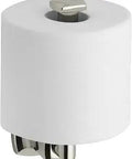 Margaux Vertical Toilet Paper Holder Go-To Wall Mount With Premium Metal Build, top view showing premium metal detail